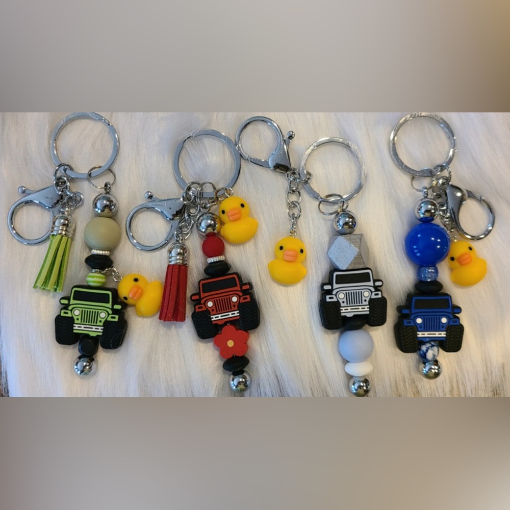 Handmade Jeep Keychains